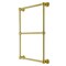 Kingston Brass 24" x 32" Wall Mount Towel Rack, Brushed Brass DTM32243BB - alternate 1
